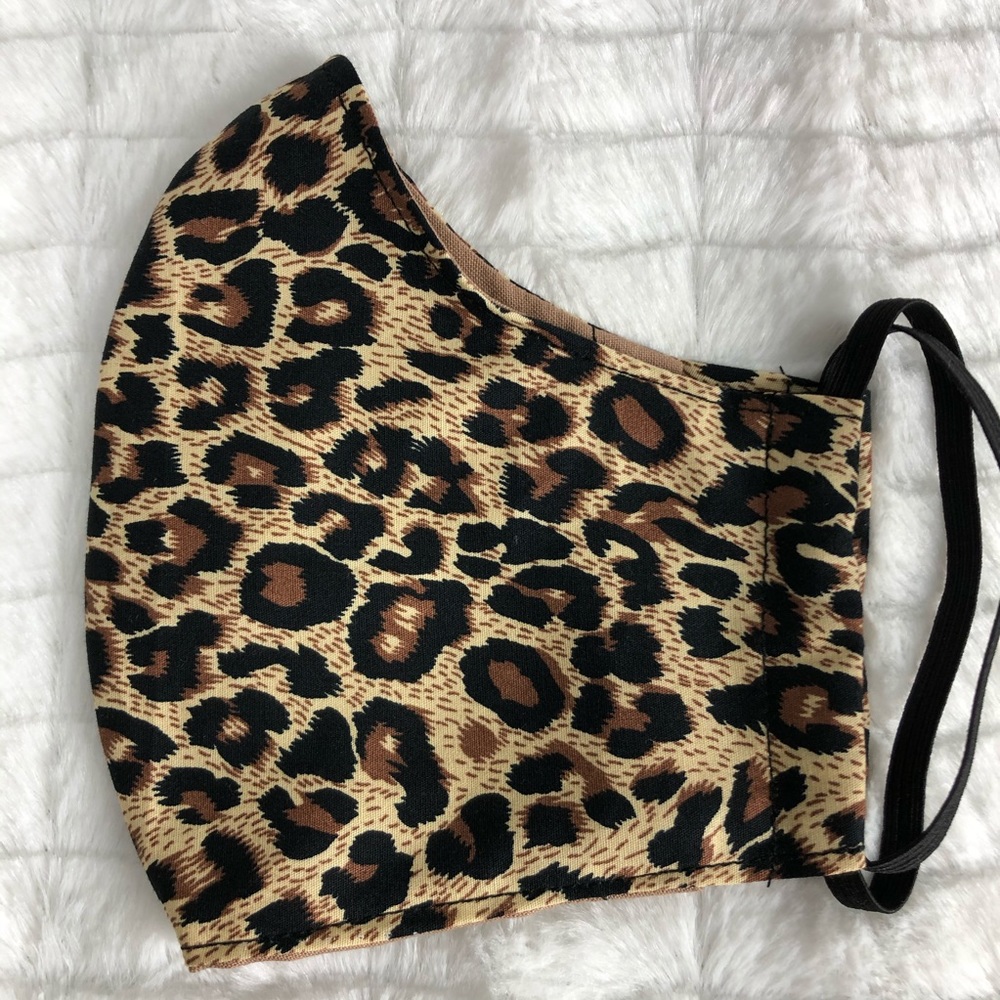 Unisex Leopard handmade face mask